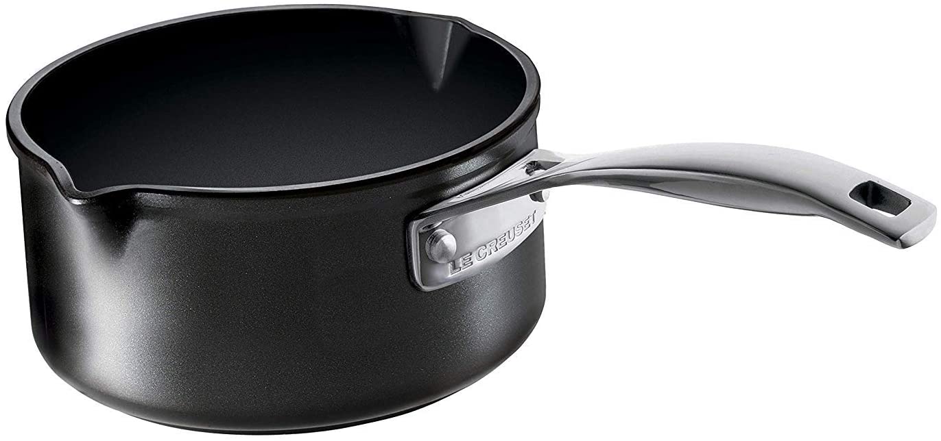 Le Creuset Сотейник для молока 16 см Black | https://grandposuda.com.ua