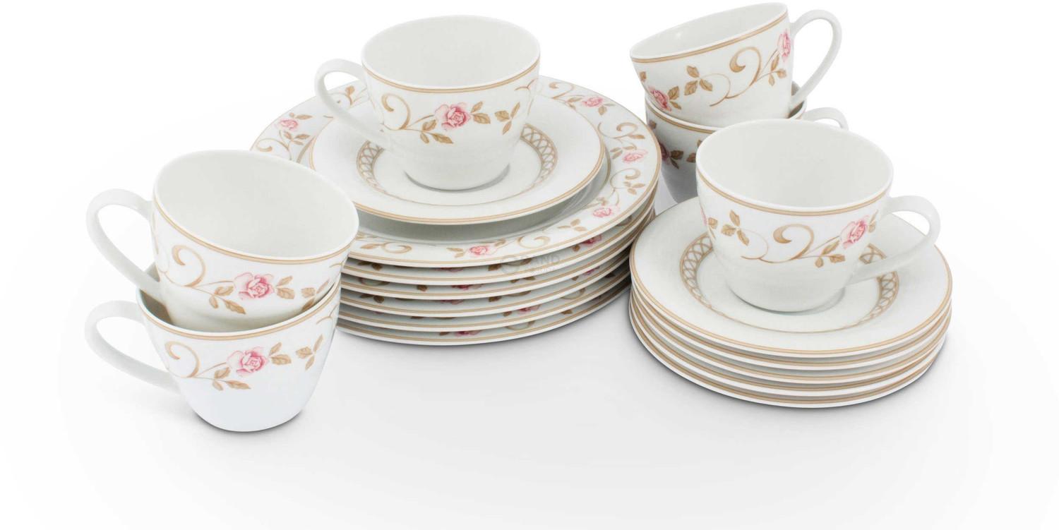 Friesland Кавовий сервіз 18 предметів Horizont Rosen | https://grandposuda.com.ua