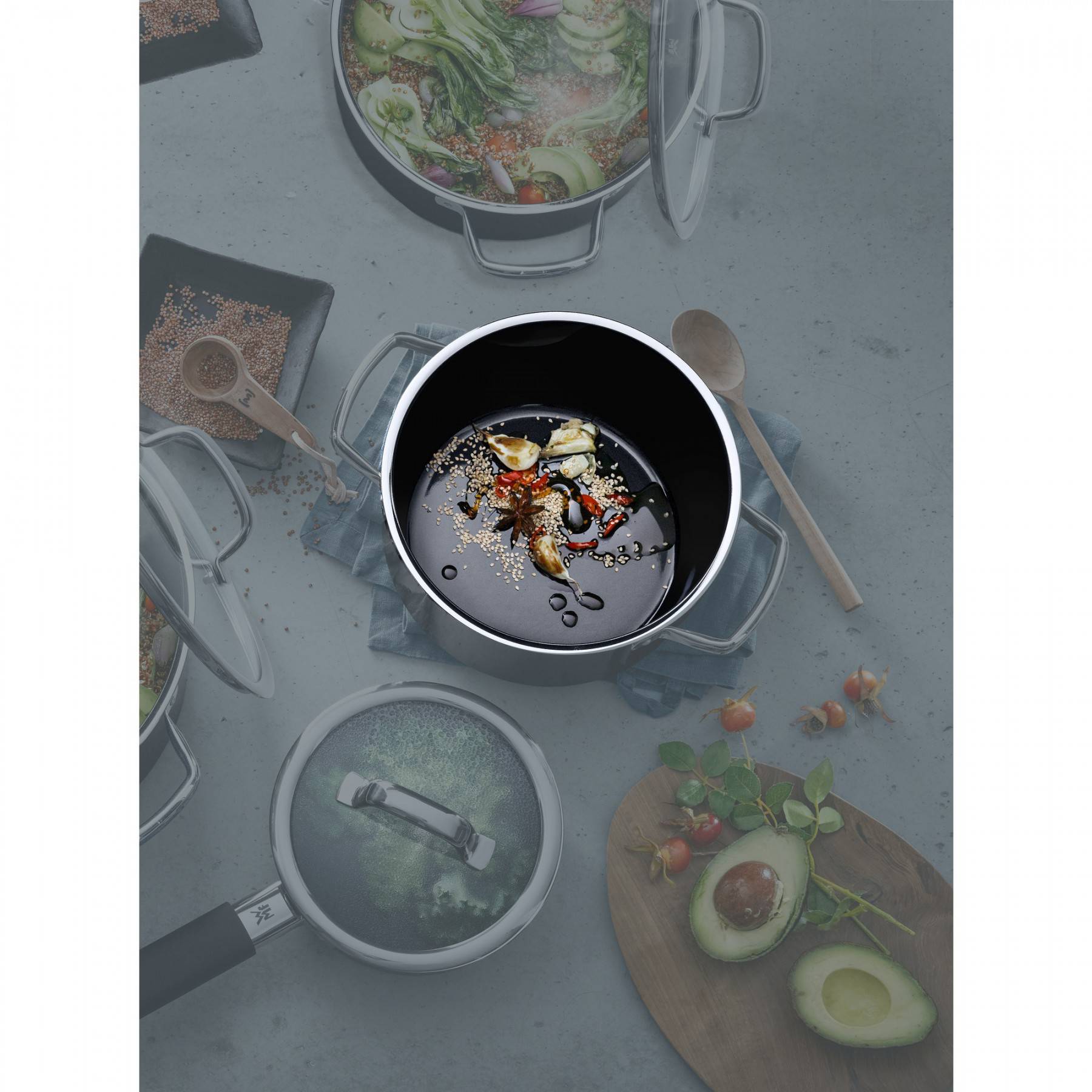 WMF Каструля 20 см Black Fusiontec | https://grandposuda.com.ua