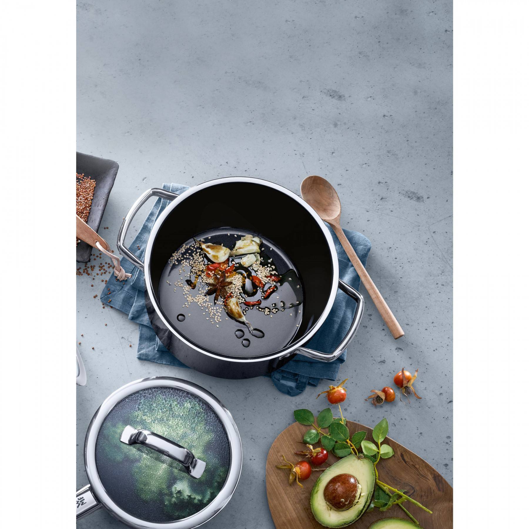 WMF Каструля 20 см Black Fusiontec | https://grandposuda.com.ua