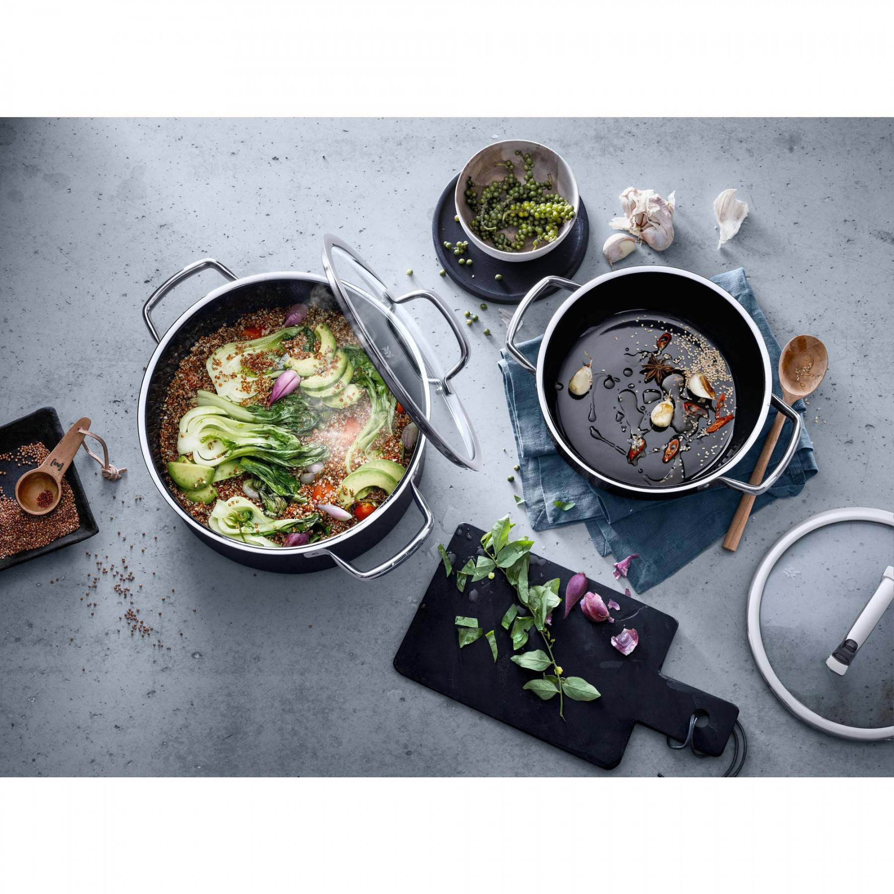 WMF Каструля 20 см Black Fusiontec | https://grandposuda.com.ua