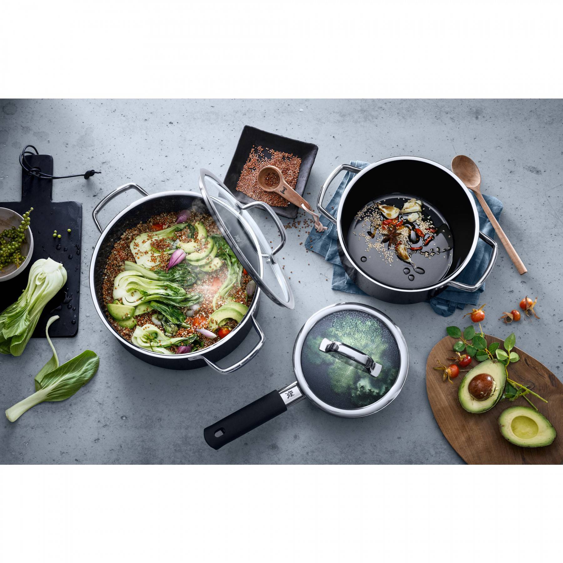 WMF Каструля 16 см Functional Black Fusiontec | https://grandposuda.com.ua