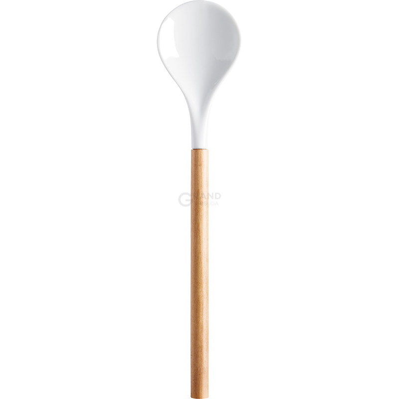ASA-Selection Ложка для салата с деревянной ручкой 31,5 см Cucina | https://grandposuda.com.ua