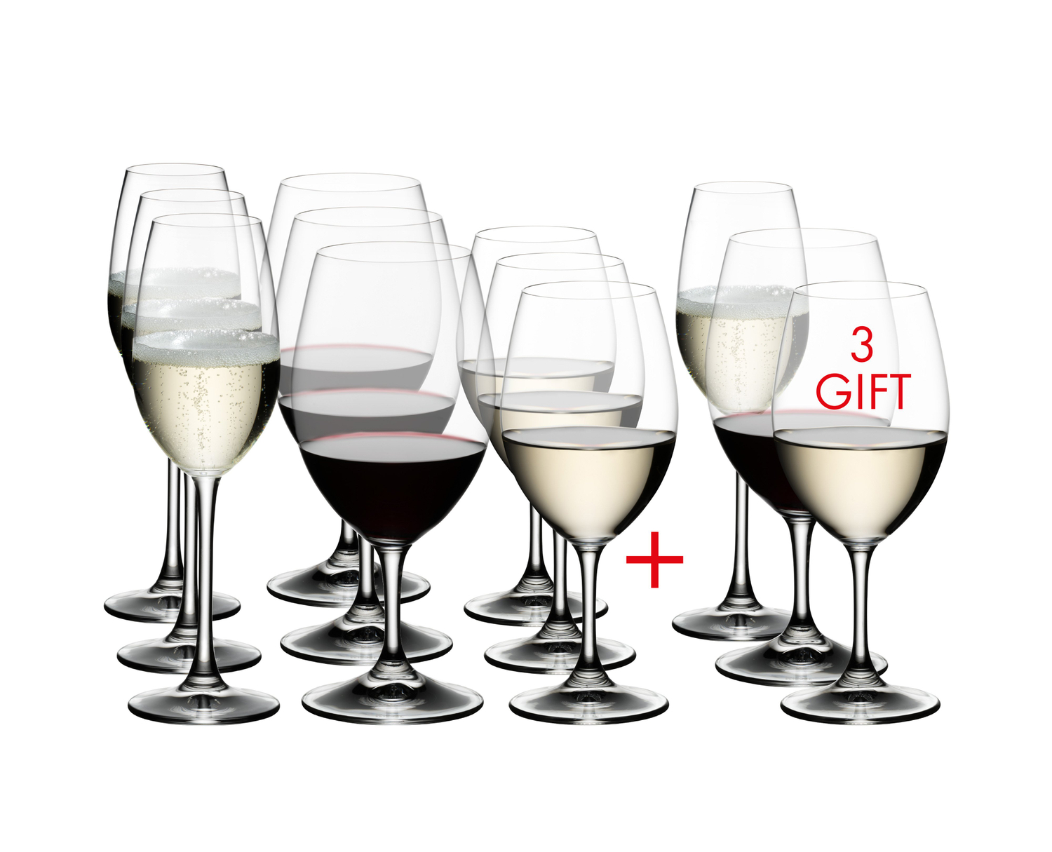 Riedel Набір келихів 12 предметів Ouverture | https://grandposuda.com.ua