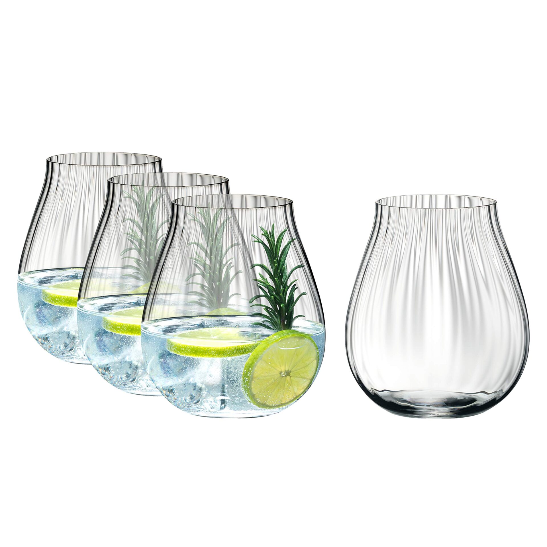 Riedel Набір келихів для джина 4 предмета Gin Set Mixing Sets & Cocktails | https://grandposuda.com.ua