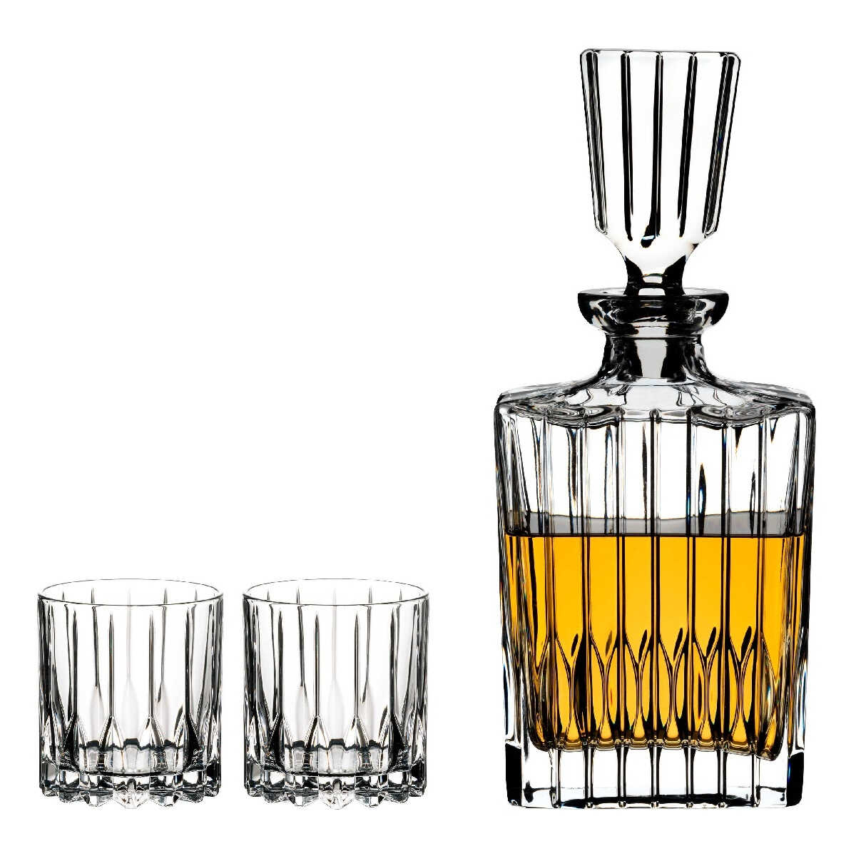 Riedel Набір склянки і графин для віскі, 3 предмета, Drink Specific Glassware | https://grandposuda.com.ua