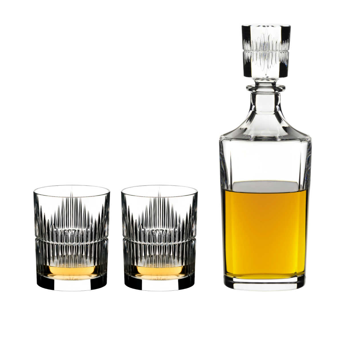Riedel Набір склянки і графин для віскі, 3 предмета, Tumbler | https://grandposuda.com.ua