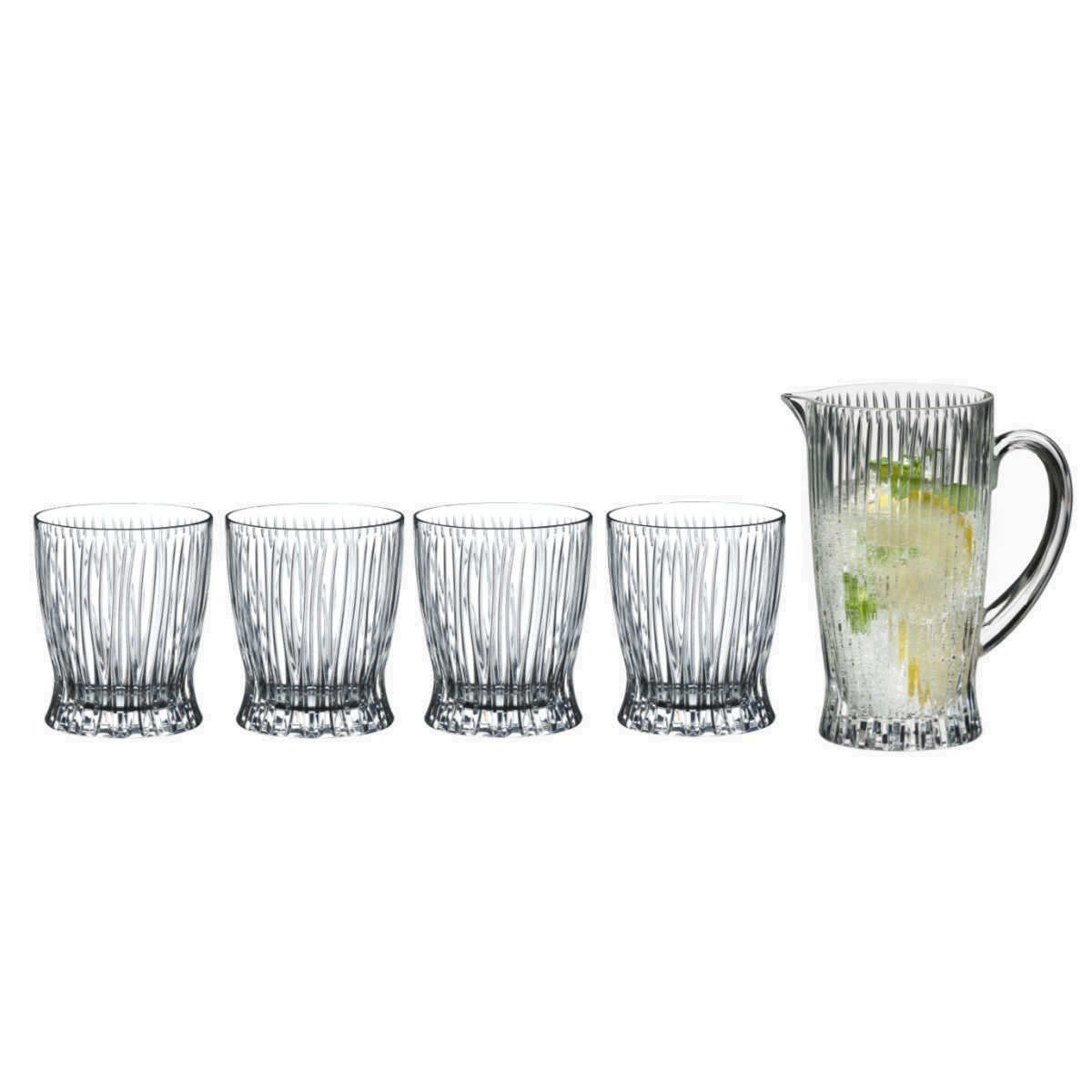 Riedel Набір склянки і графин, 5 предметів, Tumbler | https://grandposuda.com.ua