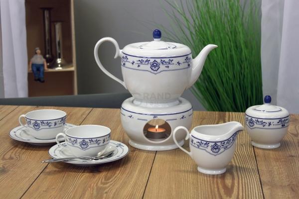 Friesland Чайный сервиз 8 предметов Atlantis Frisian Blue | https://grandposuda.com.ua