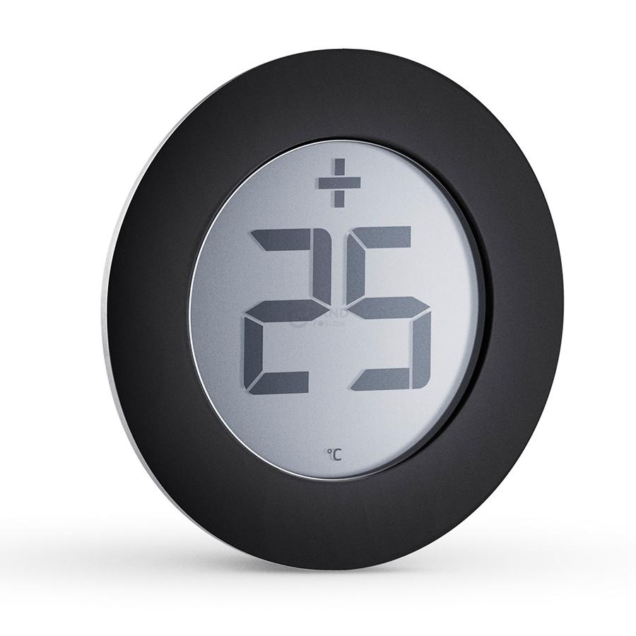 Eva Solo Термометр 7,7x7,7 см чорний Aubenthermometer | https://grandposuda.com.ua