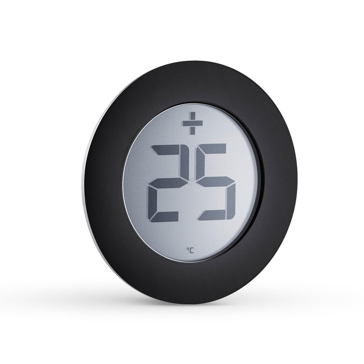 Eva Solo Термометр 7,7x7,7 см чорний Aubenthermometer | https://grandposuda.com.ua