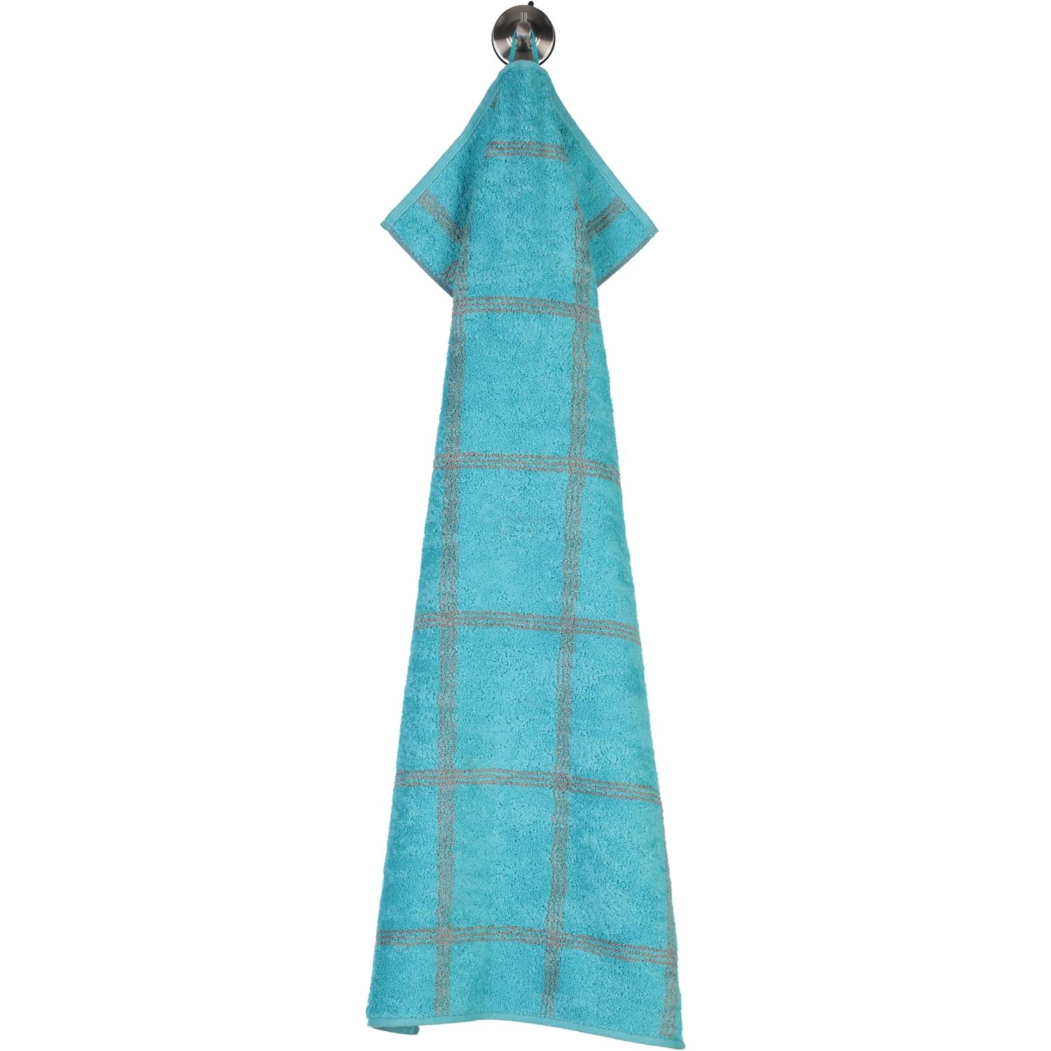 Рушник для рук 50 х 100 см Grafik Turquoise Two-Tone Cawo | https://grandposuda.com.ua