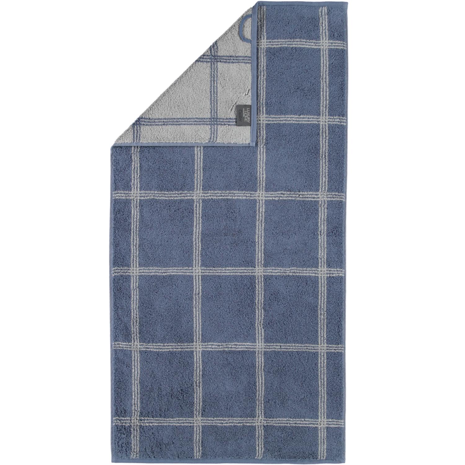 Рушник для рук 50 х 100 см Grafik Night Blue Two-Tone Cawo | https://grandposuda.com.ua