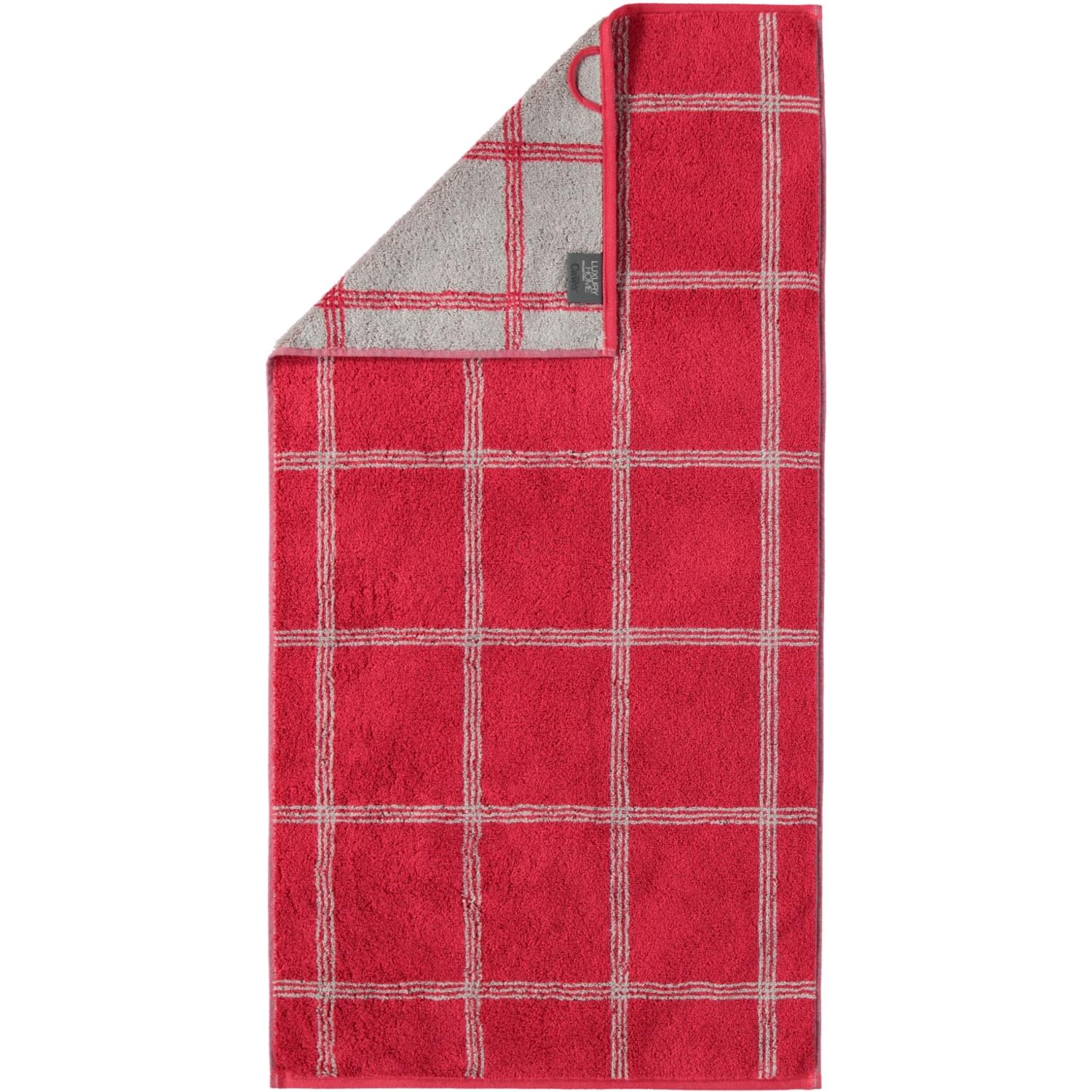 Рушник для рук 50 х 100 см Grafik Bordeaux Two-Tone Cawo | https://grandposuda.com.ua