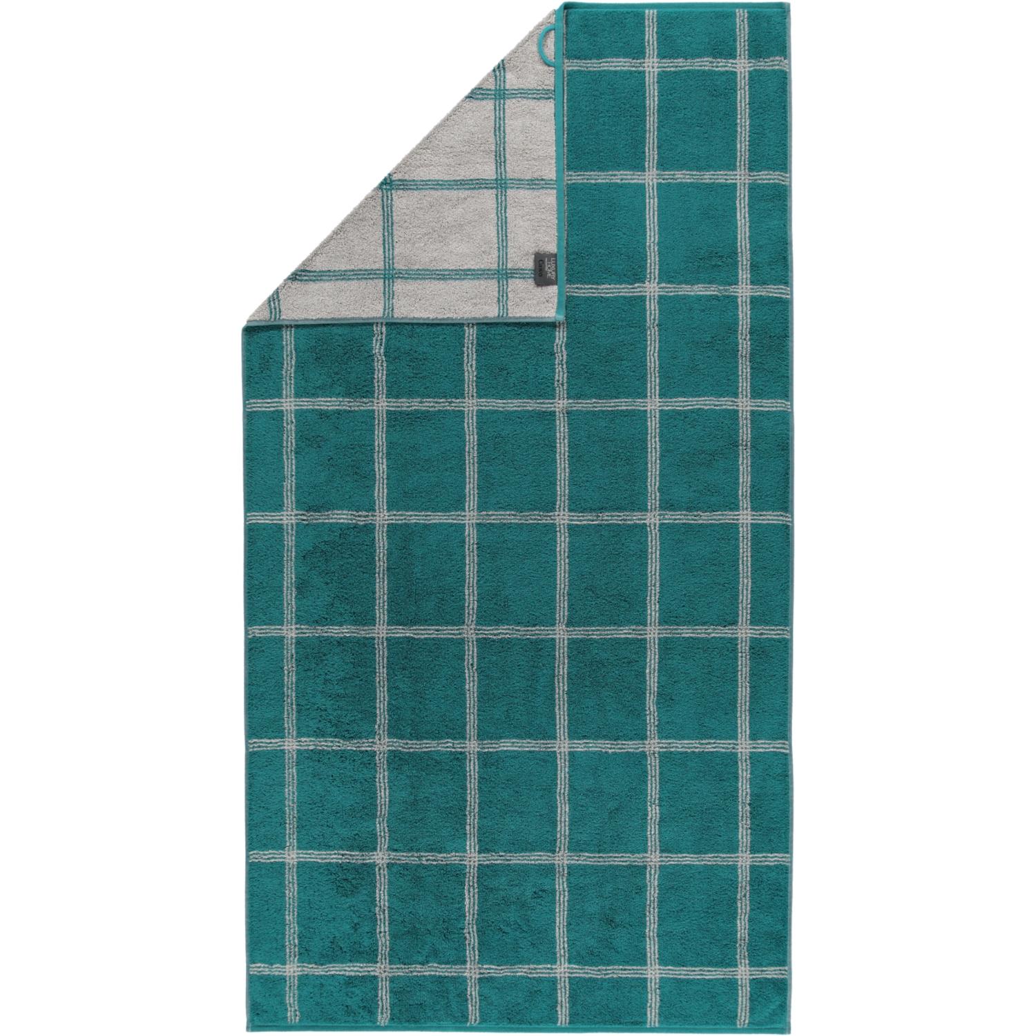 Полотенце для душа 80 х 150 см Grafik Smaragd Two-Tone Cawo | https://grandposuda.com.ua