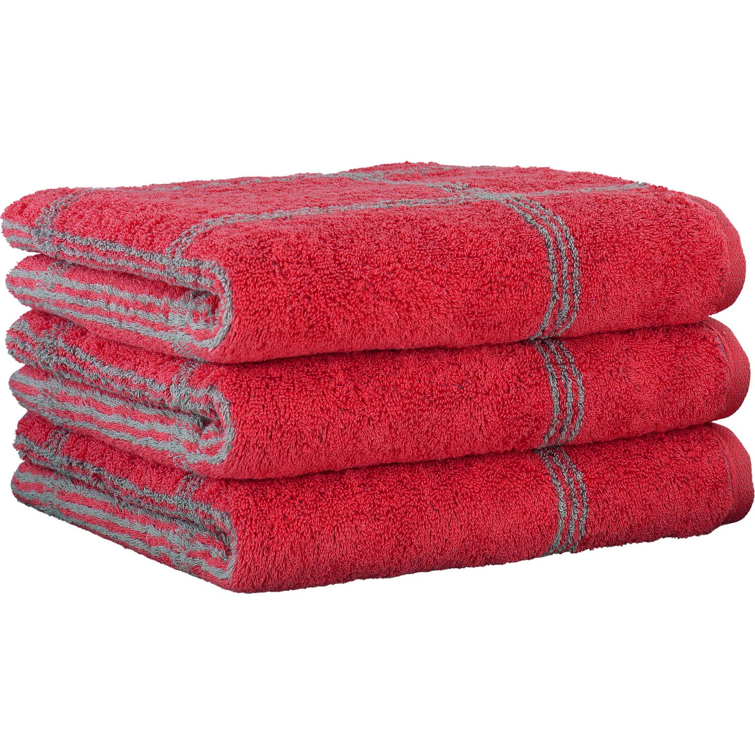 Полотенце для душа 80 х 150 см Grafik Rot Two-Tone Cawo | https://grandposuda.com.ua