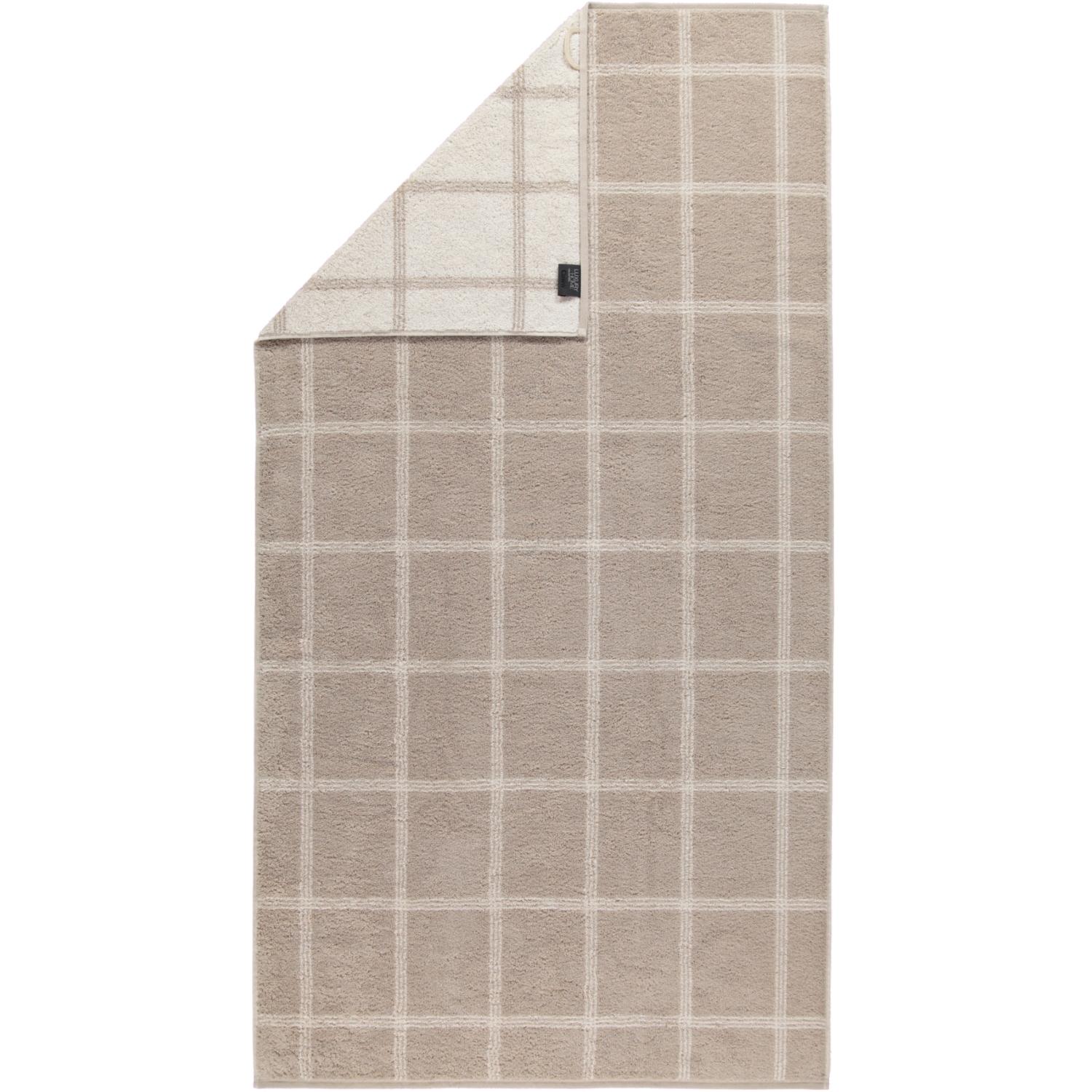 Полотенце для душа 80 х 150 см Grafik Sand Two-Tone Cawo | https://grandposuda.com.ua