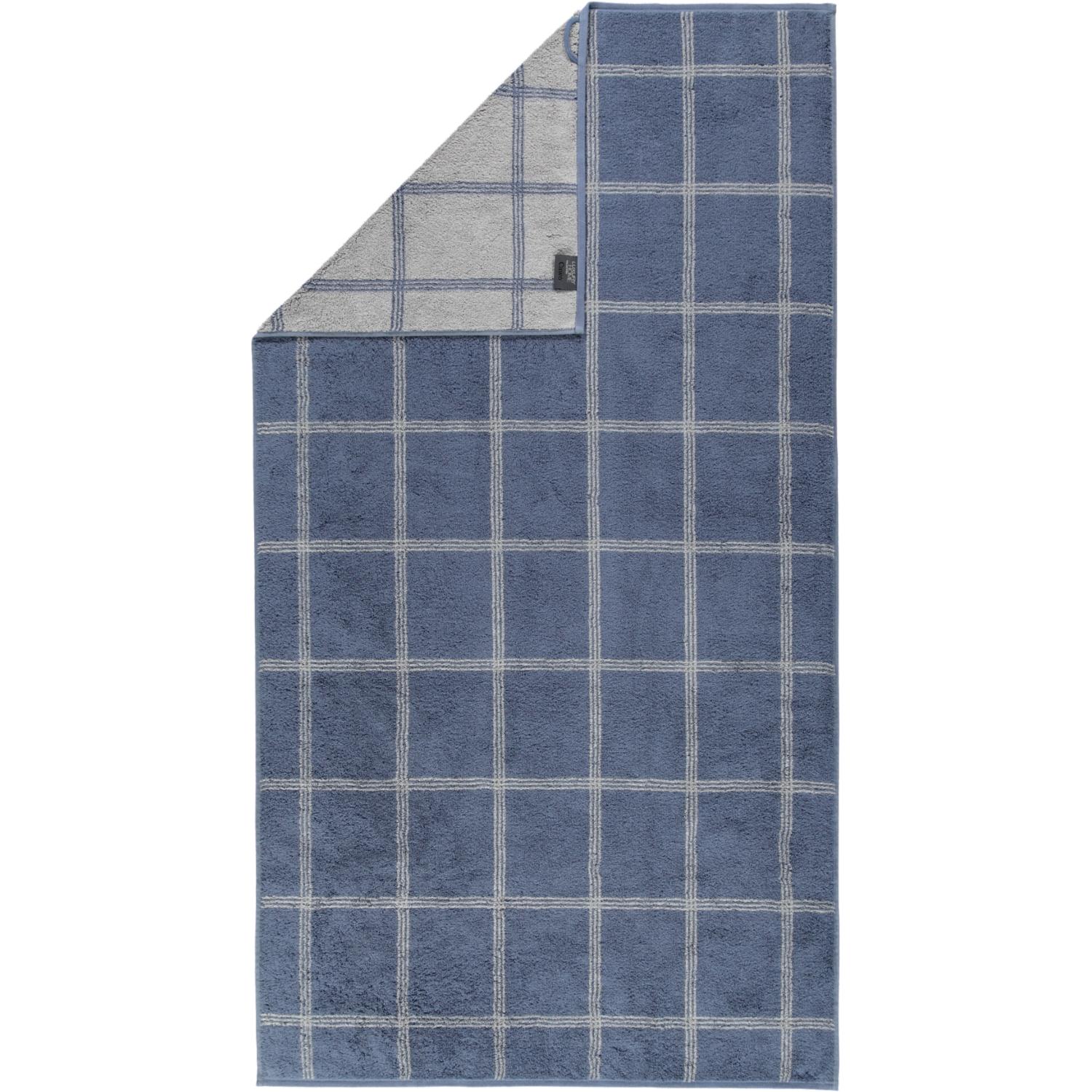 Рушник для душу 80 х 150 см Grafik Night Blue Two-Tone Cawo | https://grandposuda.com.ua