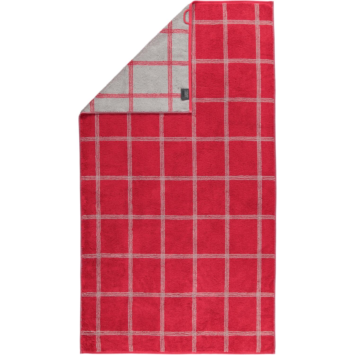 Рушник для душу 80 х 150 см Grafik Bordeaux Two-Tone Cawo | https://grandposuda.com.ua