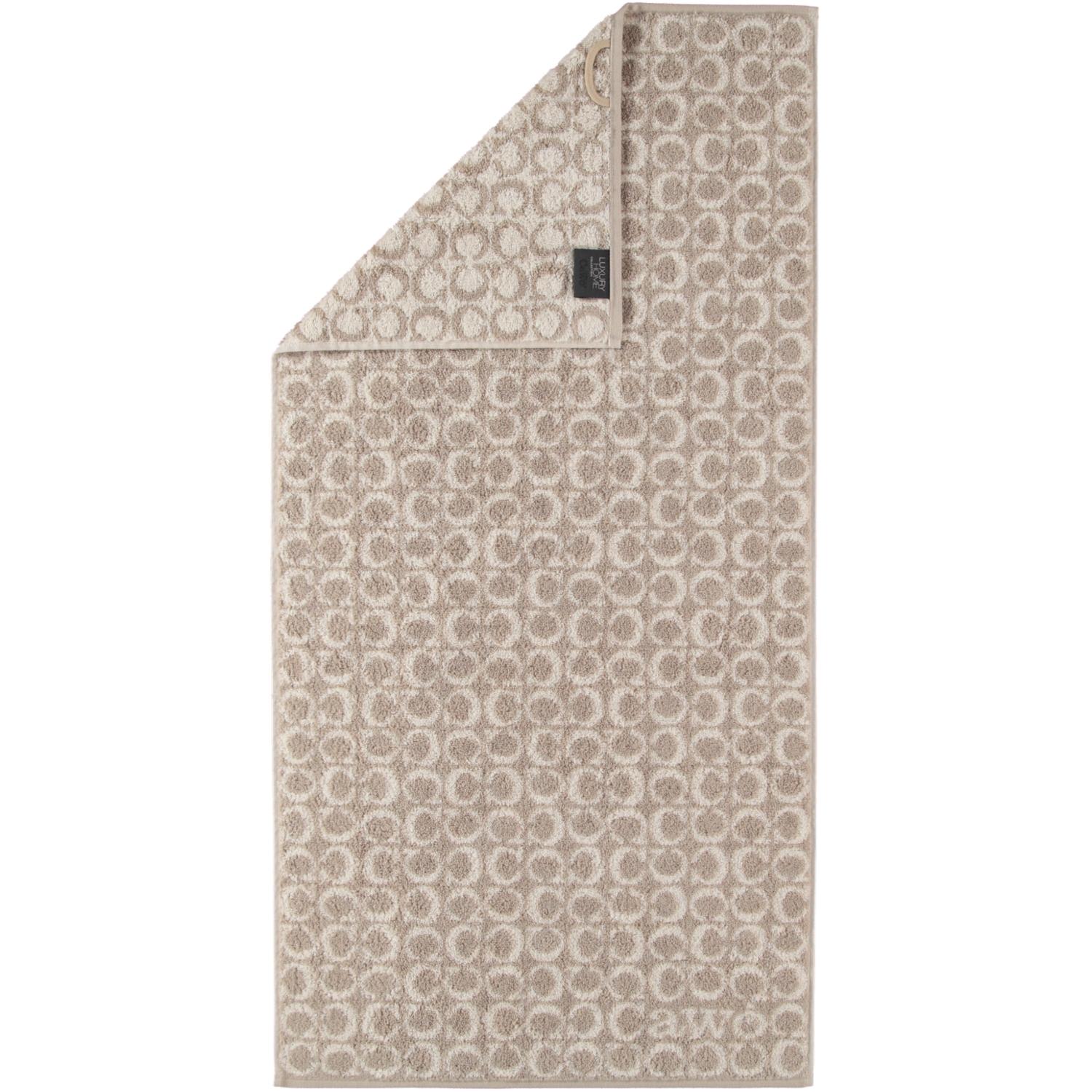 Полотенце для рук 50 х 100 см C-Allover Sand Two-Tone Cawo | https://grandposuda.com.ua