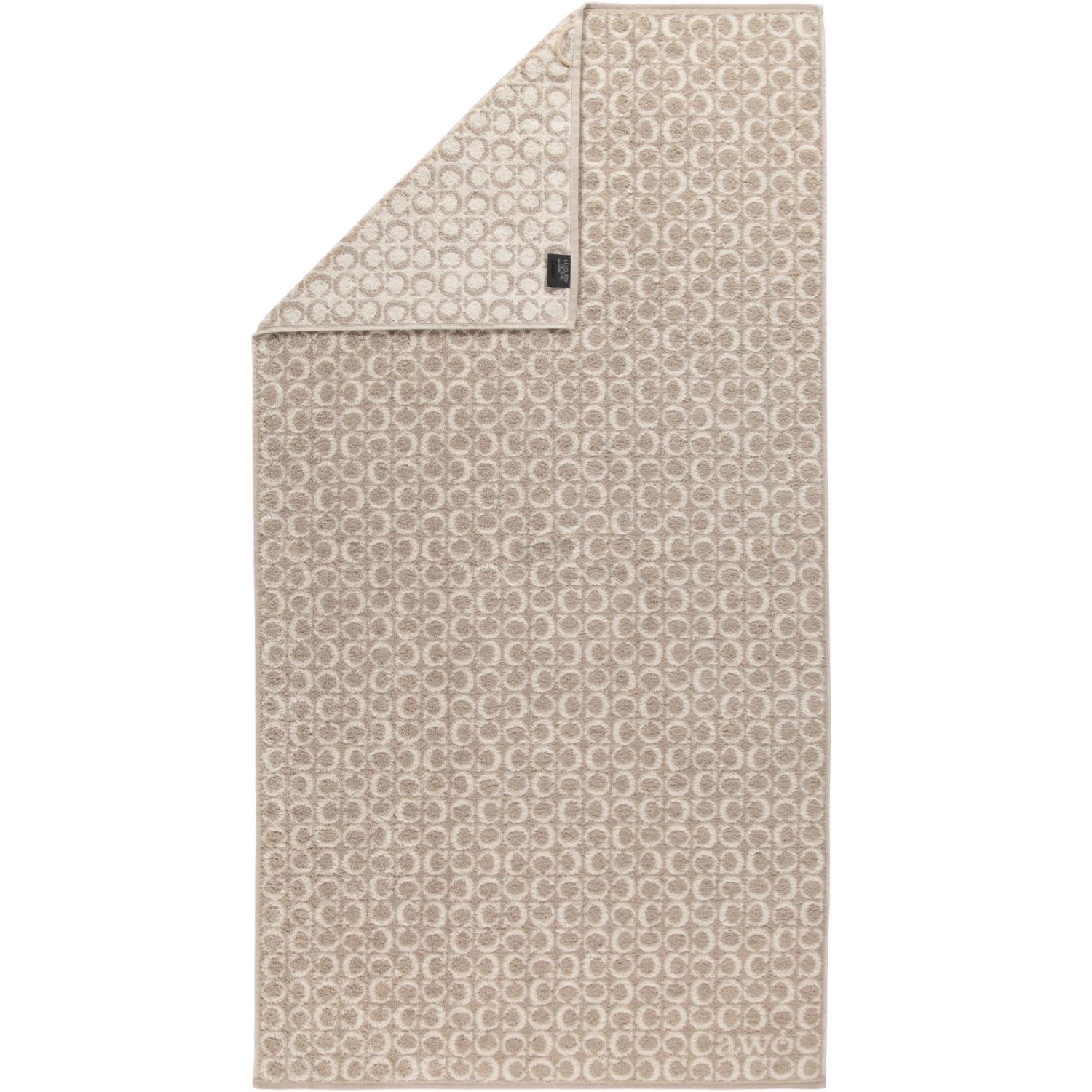 Рушник для душу 80 х 150 см C-Allover Sand Two-Tone Cawo | https://grandposuda.com.ua