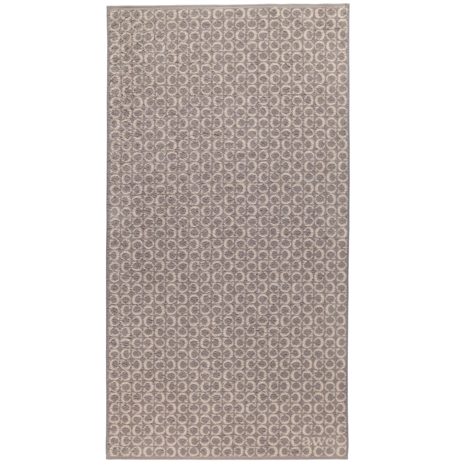 Рушник для душу 80 х 150 см C-Allover Graphit Two-Tone Cawo | https://grandposuda.com.ua