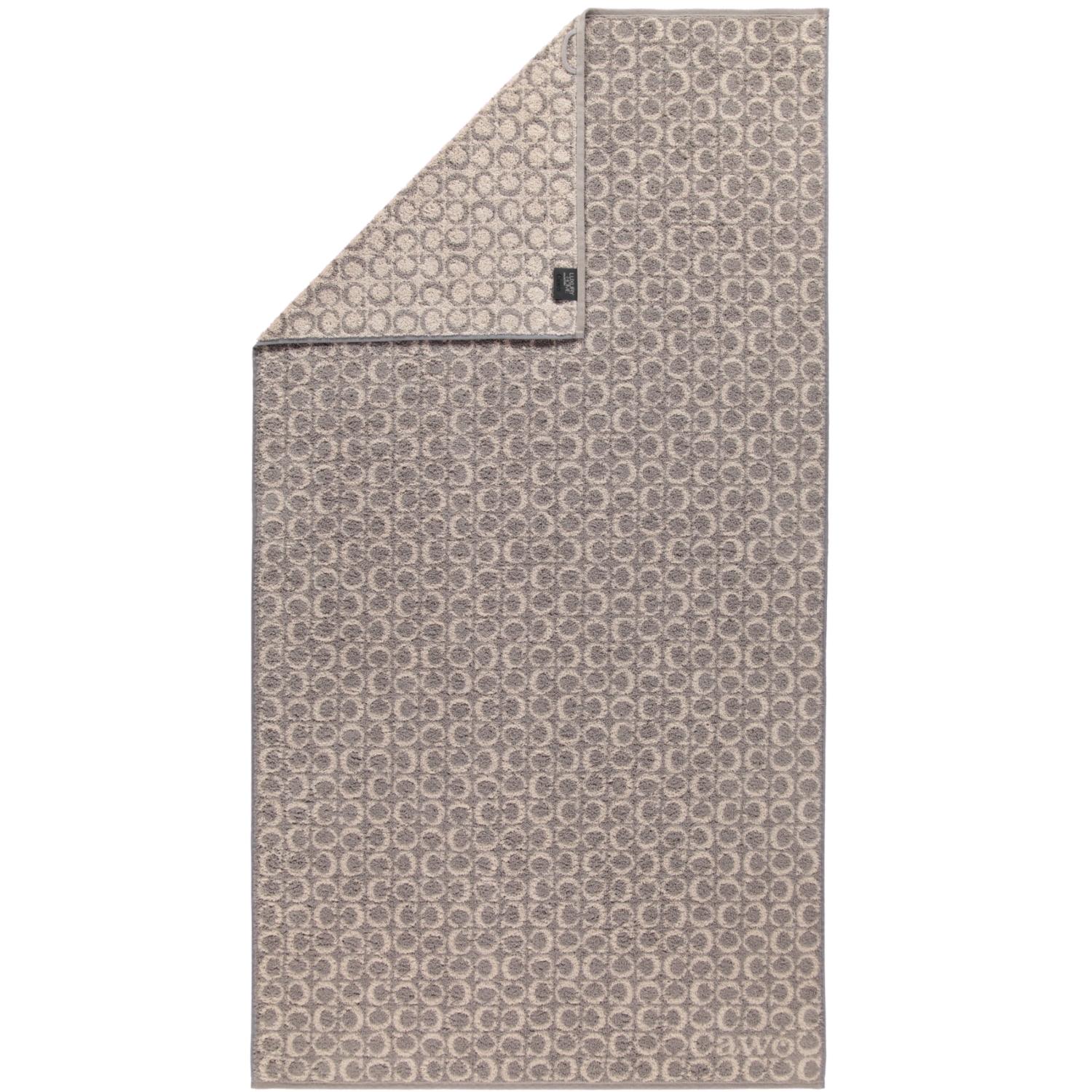 Рушник для душу 80 х 150 см C-Allover Graphit Two-Tone Cawo | https://grandposuda.com.ua