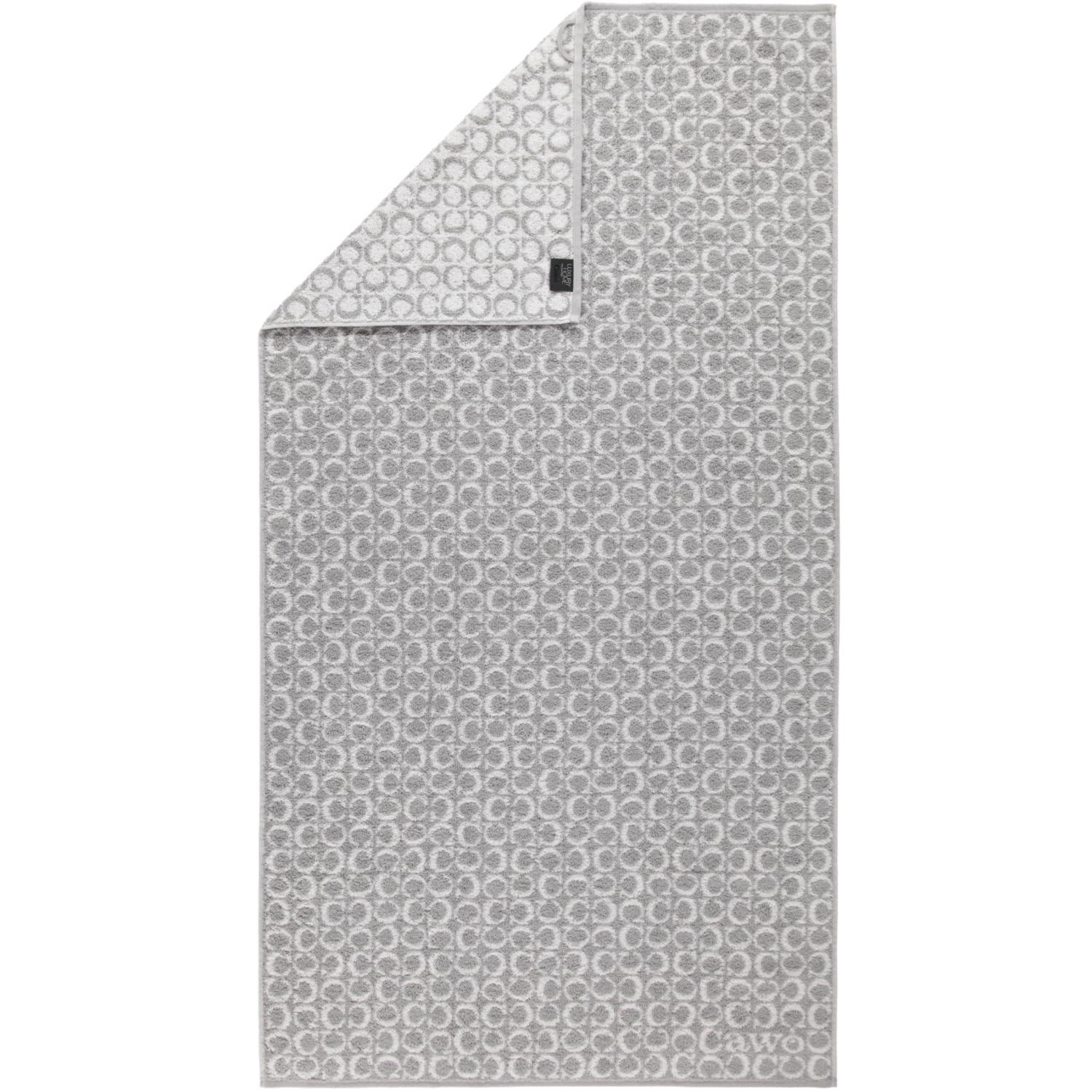 Рушник для душу 80 х 150 см C-Allover Platin Two-Tone Cawo | https://grandposuda.com.ua