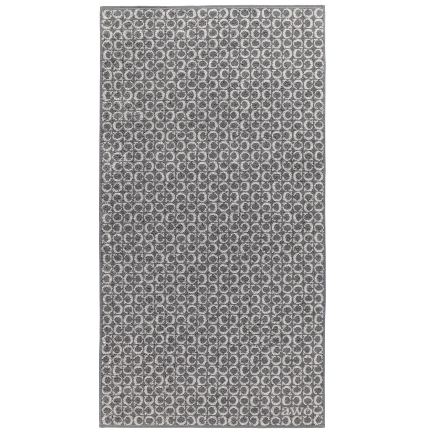 Рушник для душу 80 х 150 см C-Allover Schiefer Two-Tone Cawo | https://grandposuda.com.ua