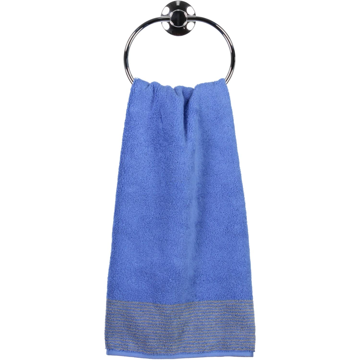 Рушник для рук 50 х 100 см Blue Two-Tone Cawo | https://grandposuda.com.ua