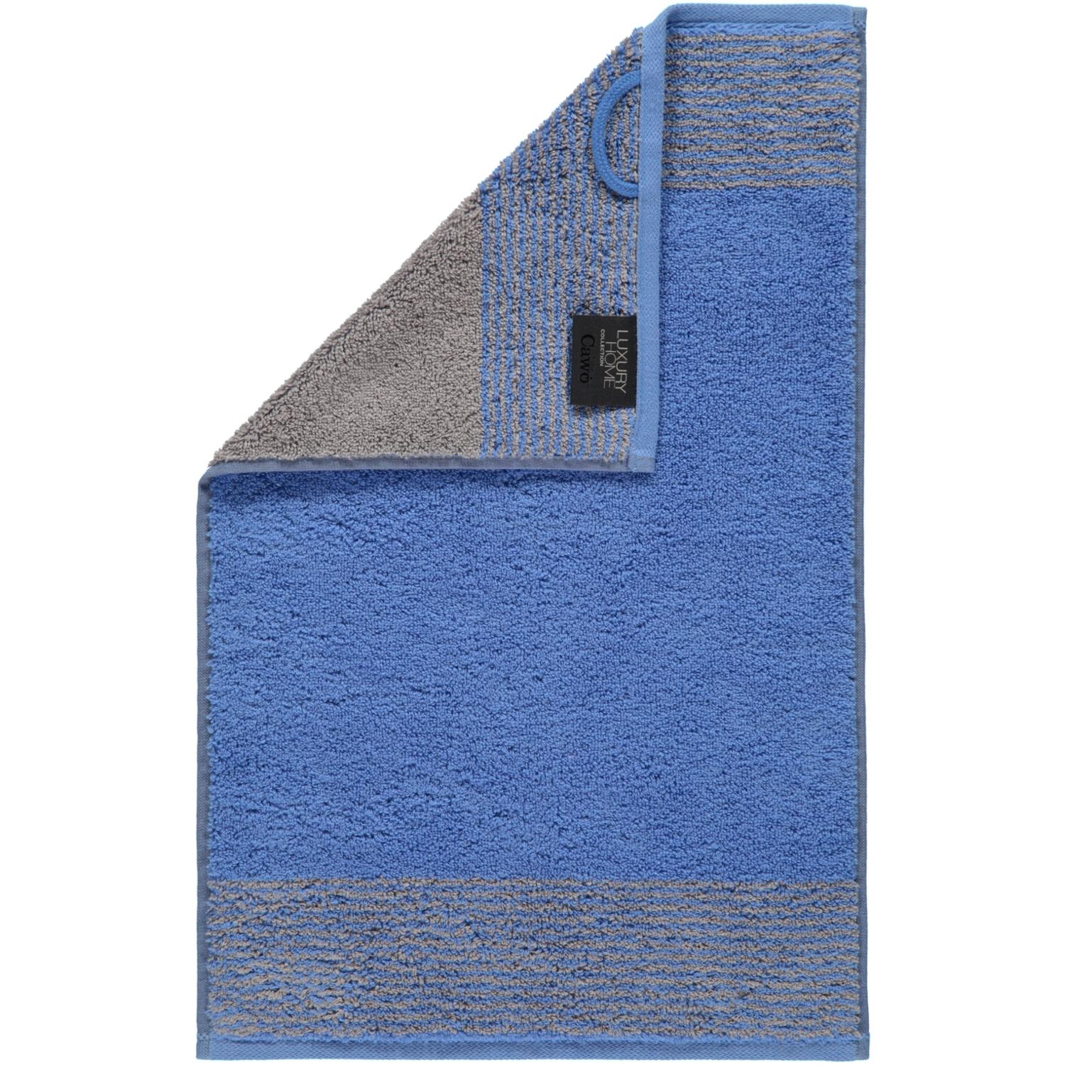 Полотенце гостевое 30 х 50 см Blue Two-Tone Cawo | https://grandposuda.com.ua