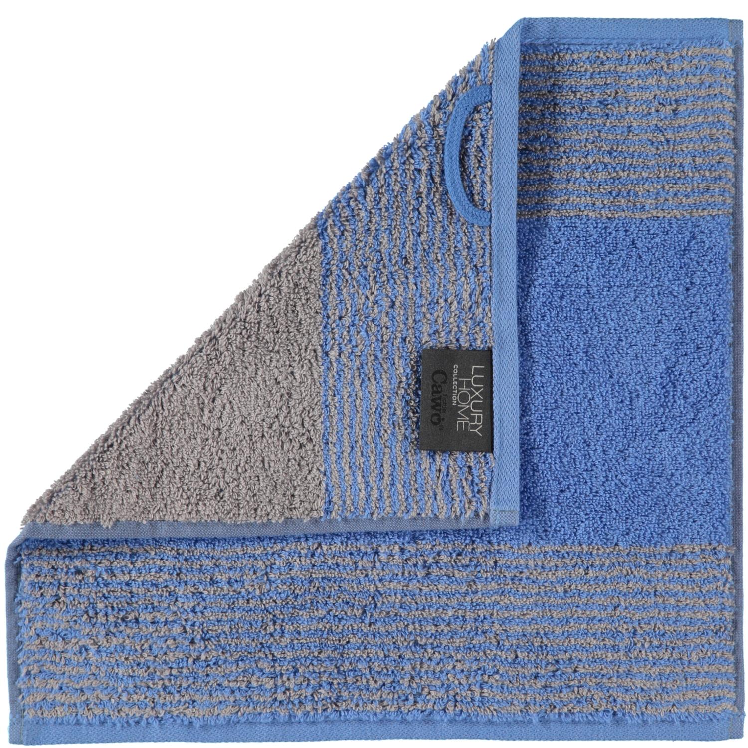 Полотенце 30 х 30 см Blue Two-Tone Cawo | https://grandposuda.com.ua