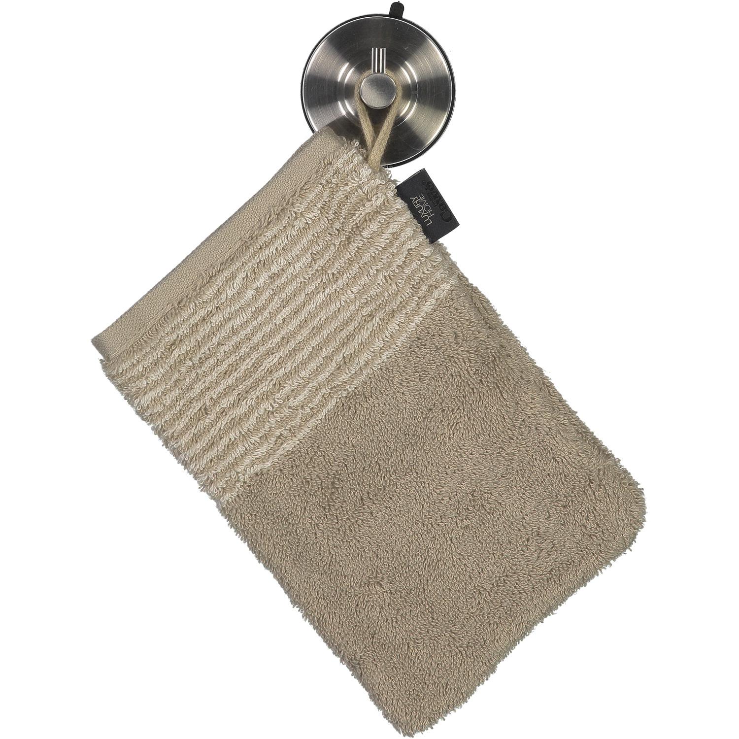 Мочалка-варежка 16 х 22 см Sand Two-Tone Cawo | https://grandposuda.com.ua