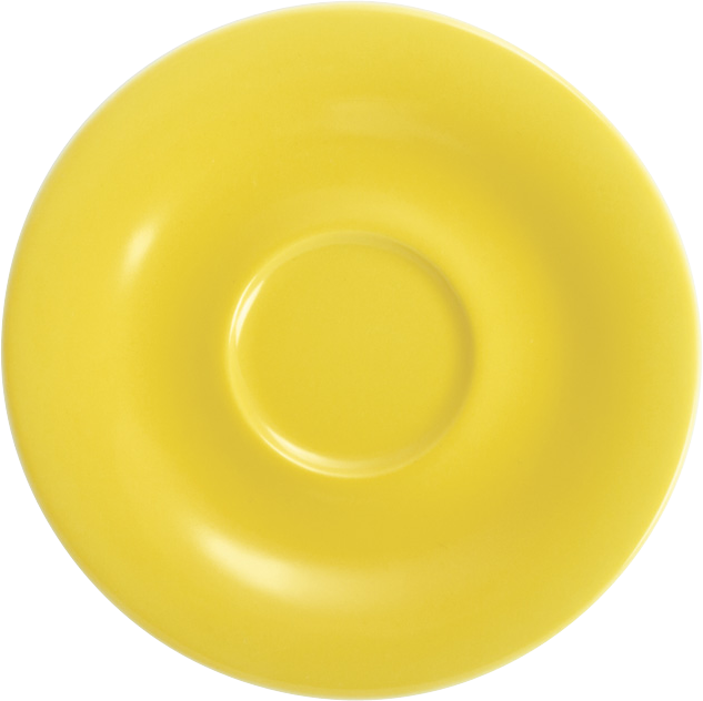 Kahla Блюдце к чашке для кофе 15 см, желтое Pronto Colore | https://grandposuda.com.ua