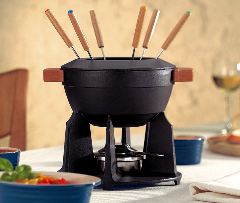 Le Creuset Набір для фондю, помаранчевий | https://grandposuda.com.ua