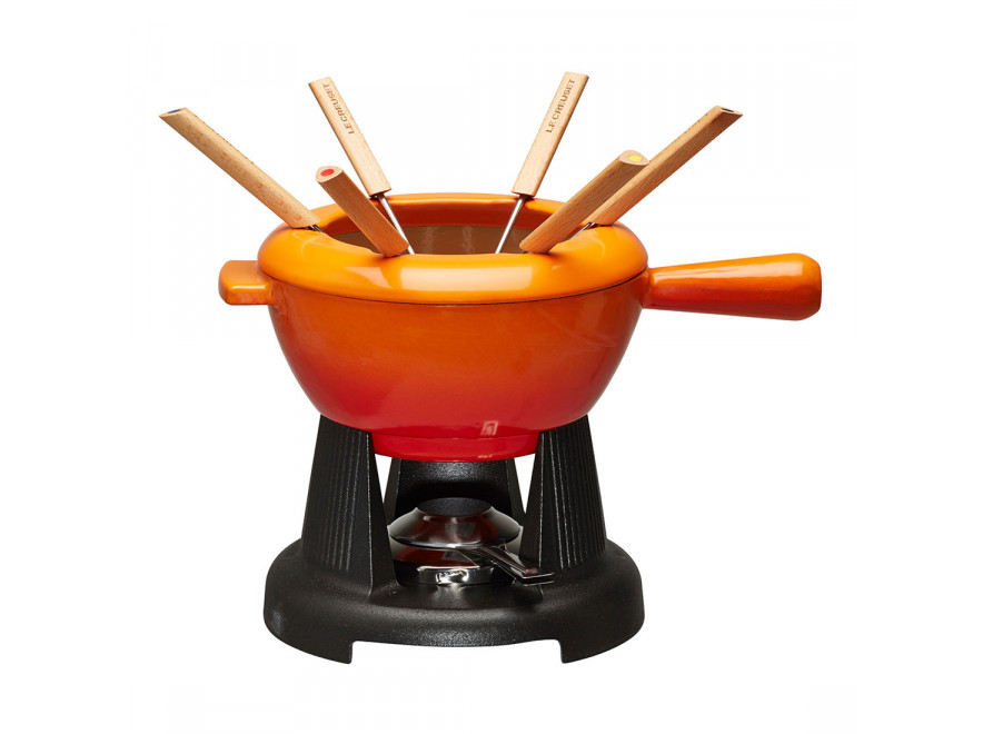 Le Creuset Набір для фондю, помаранчевий | https://grandposuda.com.ua