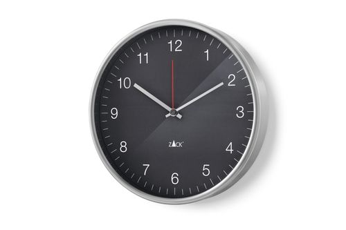 Zack Часы настенные черные Ø 30 Palla | https://grandposuda.com.ua
