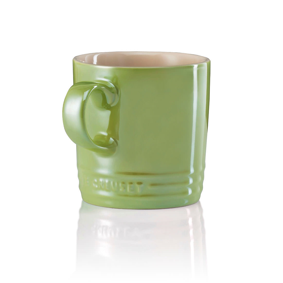 Le Creuset Кружка с ручкой 0,35 л Metallic Palm | https://grandposuda.com.ua