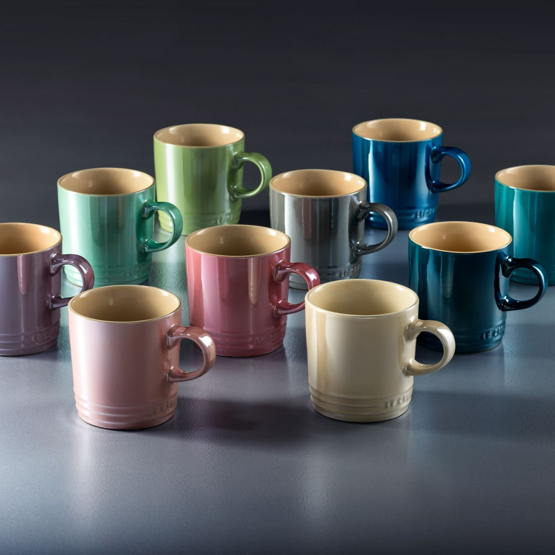 Le Creuset Кружка 350 мл, голубая Ombré | https://grandposuda.com.ua