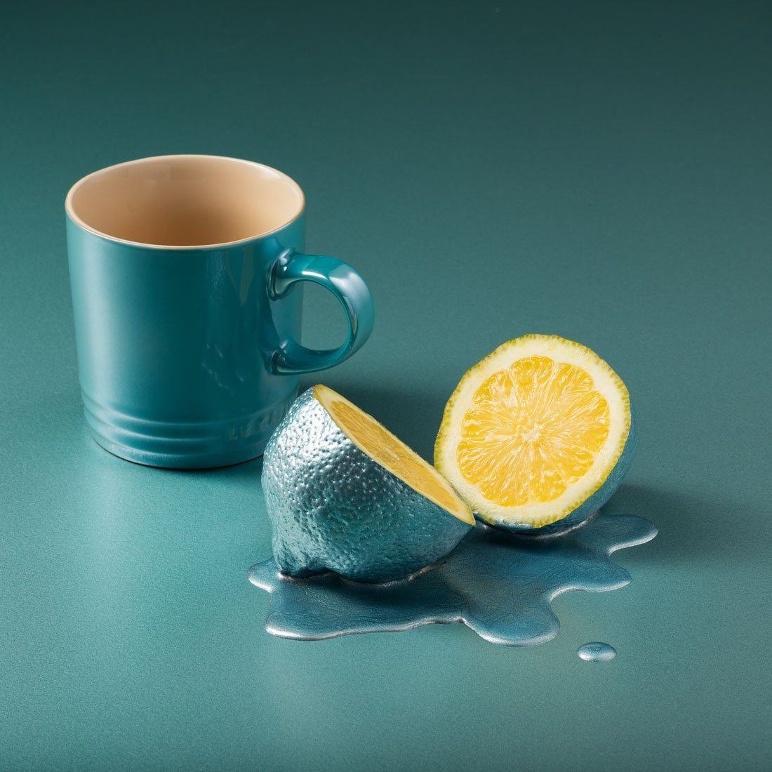 Le Creuset Кружка 350 мл, голубая Ombré | https://grandposuda.com.ua
