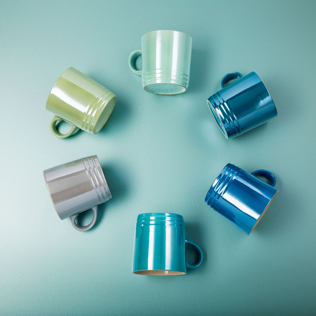 Le Creuset Кружка 350 мл, голубая Ombré | https://grandposuda.com.ua