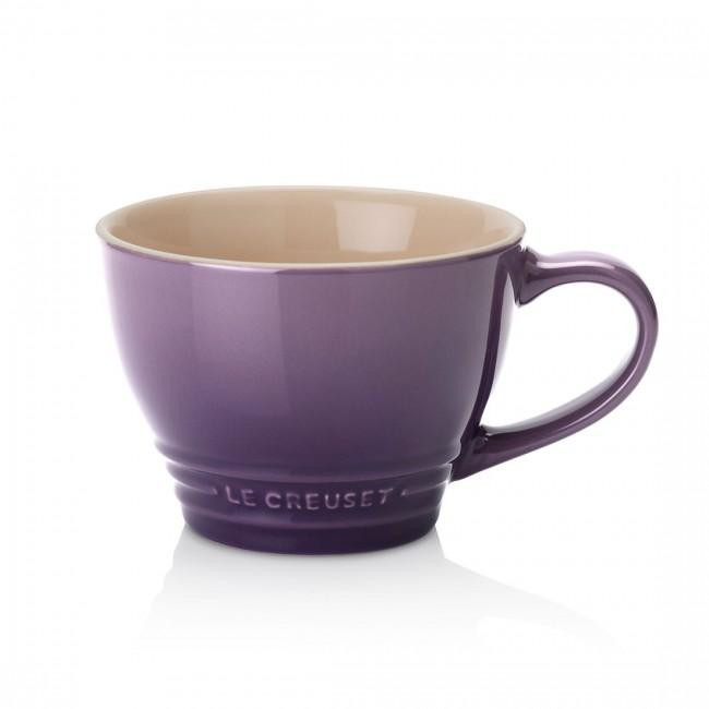 Le Creuset Чашка для капучино 400 мл, фіолетова Ultra Violet | https://grandposuda.com.ua