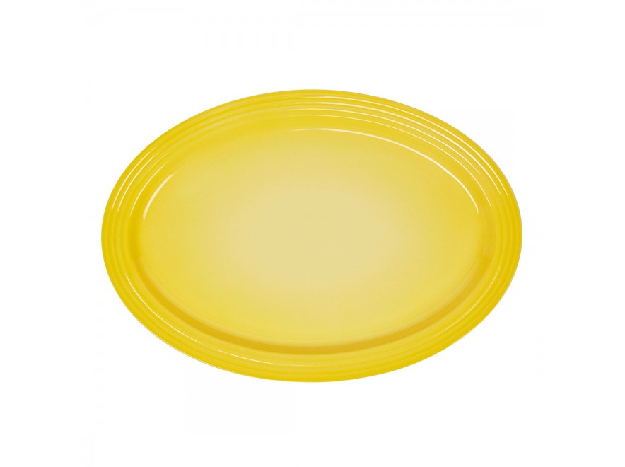 Le Creuset Блюдо сервіровки овальне 46 см, жовте Citrus | https://grandposuda.com.ua