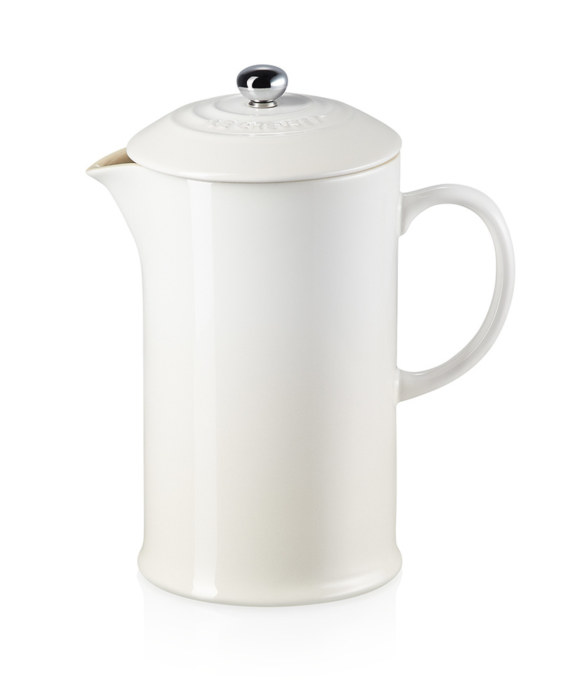 Le Creuset Френч-прес для кави 0,8 л Meringue | https://grandposuda.com.ua