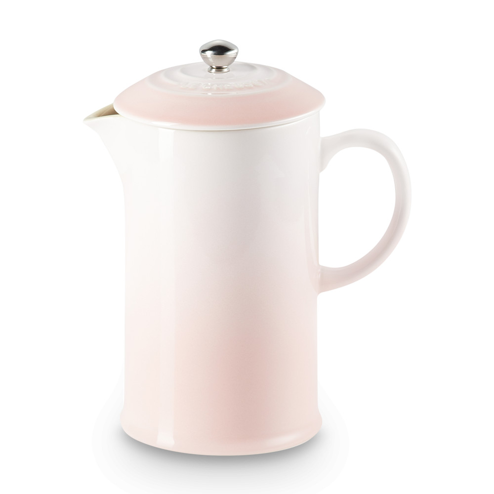Le Creuset Френч-прес 800 мл Рожевий Shell Pink | https://grandposuda.com.ua