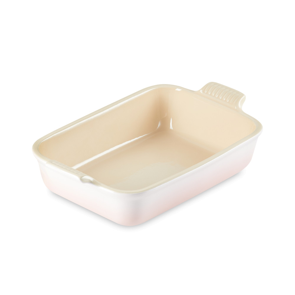 Le Creuset Блюдо для запікання 26х18 см Shell Pink | https://grandposuda.com.ua