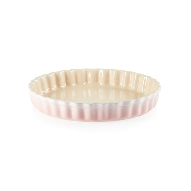 Le Creuset Форма для выпечки рифленая 28 см, розовая Shell Pink | https://grandposuda.com.ua