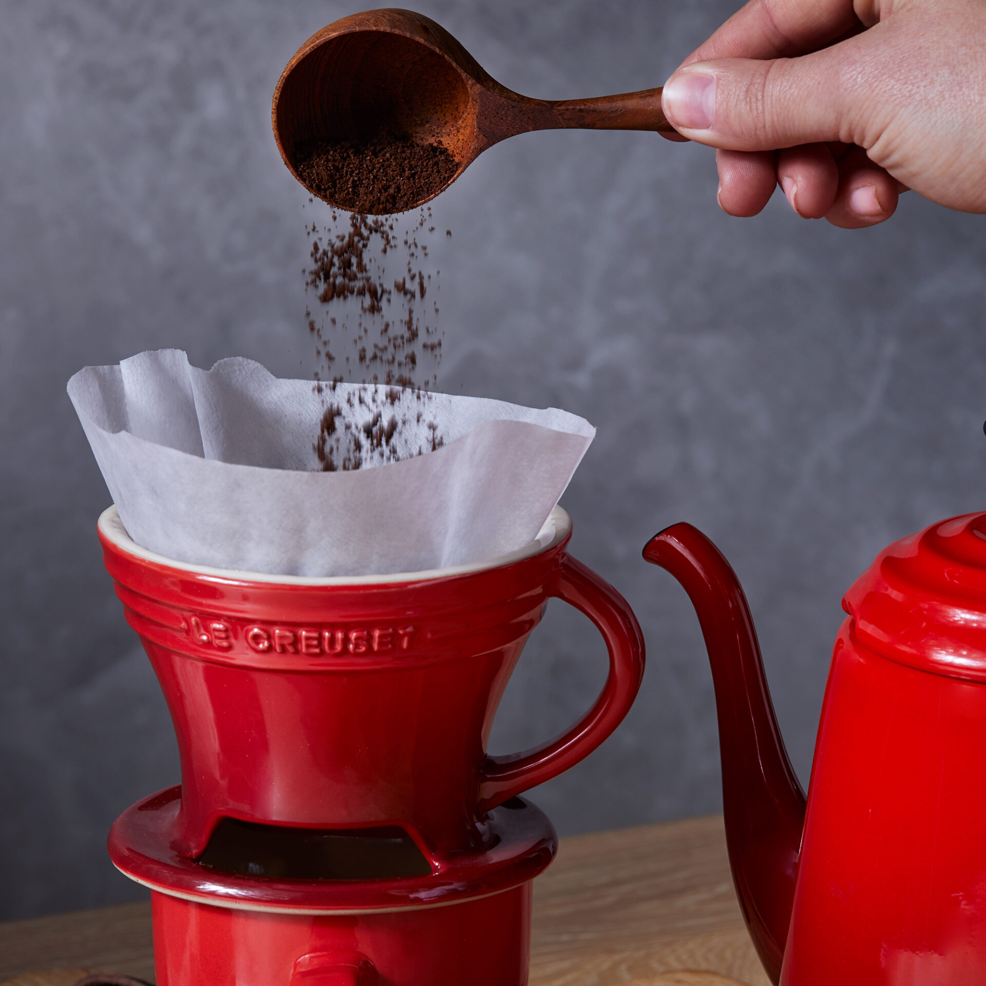 Le Creuset Пуровер 300 мл, Flame | https://grandposuda.com.ua