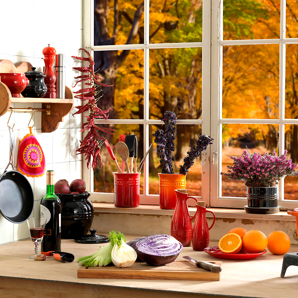 Le Creuset Ємність для кухонних аксесуарів 1,1 л, фіолетова | https://grandposuda.com.ua