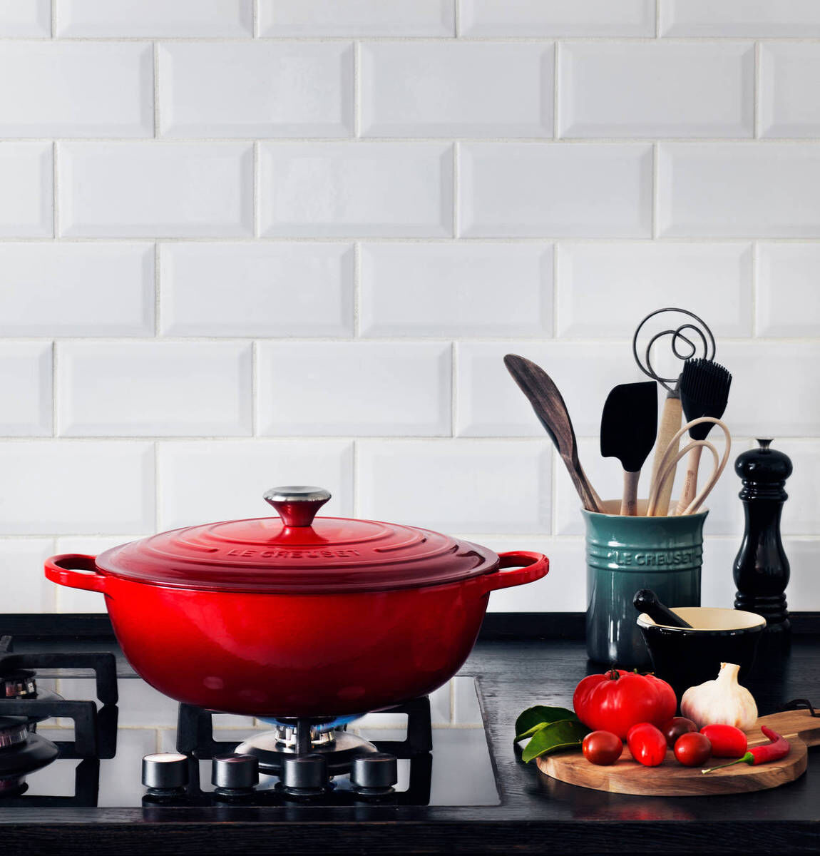 Le Creuset Ємність для кухонних аксесуарів 1,1 л, фіолетова | https://grandposuda.com.ua